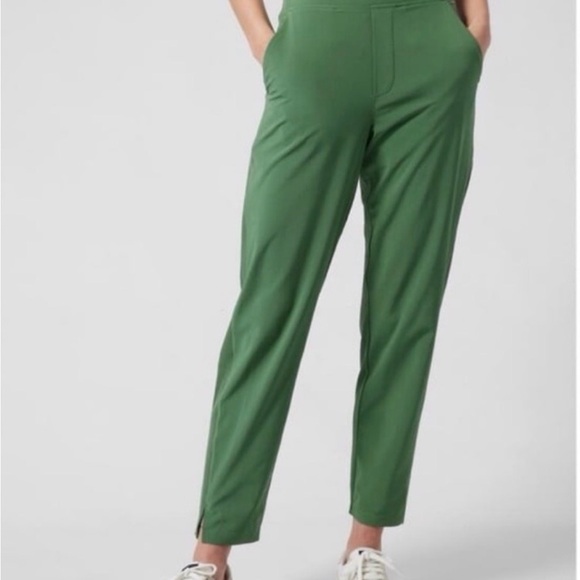 Athleta Pants - Athleta Brooklyn Ankle Pant in Green Size 6 Petite Black